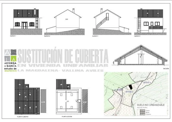 Sustitución de cubierta Avilés