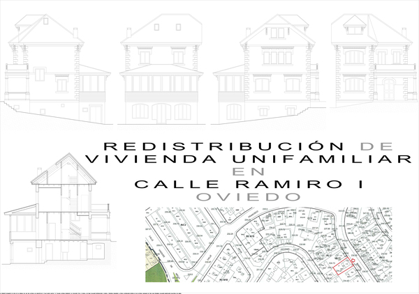 Redistribución de vivienda unifamiliar Ramiro I Oviedo