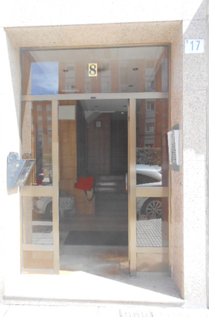 Reforma portal calle La Alcarria 17 Gijón